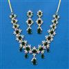 Cubic Zirconia Classic Necklace With 2 Tone Plating