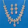 Cubic Zirconia Classic Necklace With 2 Tone Plating