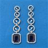 Cubic Zirconia Classic Earring With Rhodium Plating