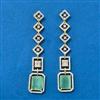 Cubic Zirconia Classic Earring With 2 Tone Plating