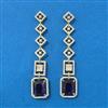 Cubic Zirconia Classic Earring With 2 Tone Plating