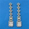 Cubic Zirconia Classic Earring With 2 Tone Plating