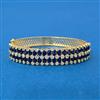 Cubic Zirconia Classic Kada With Gold Plating