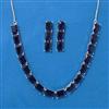 Cubic Zirconia Classic Necklace With Rhodium Plating