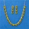 Cubic Zirconia Classic Necklace With Rhodium Plating