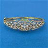 Cz Openable Kada With Mehndi Plating