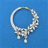 American Diamond Classic Nose Ring With Gold 2 Tone Rhodium Plating