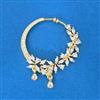American Diamond Classic Nose Ring With Gold 2 Tone Rhodium Plating