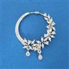 American Diamond Classic Nose Ring With Gold 2 Tone Rhodium Plating