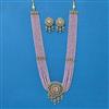 Cz Classic Pendant Set With Mehndi Plating