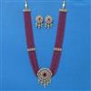 Cz Classic Pendant Set With Mehndi Plating