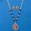American Diamond Classic Pendant Set With 2 Tone Plating