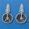American Diamond Classic Earring With Rhodium Plating