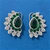 American Diamond Classic Earring With Rhodium Plating