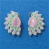 American Diamond Classic Earring With Rhodium Plating