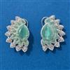 American Diamond Classic Earring With Rhodium Plating