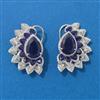 American Diamond Classic Earring With Rhodium Plating