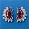American Diamond Classic Earring With Rhodium Plating