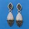 American Diamond Classic Earring With 2 Tone Plating