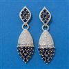 American Diamond Classic Earring With 2 Tone Plating