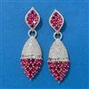 American Diamond Classic Earring With 2 Tone Plating