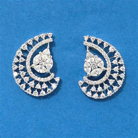 Cz Tops With Mehndi Rhodium Plating