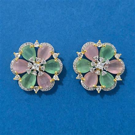 American Diamond Tops With 2 Tone Plating