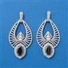 American Diamond Classic Earring With Rhodium Plating
