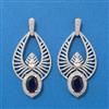 American Diamond Classic Earring With Rhodium Plating