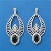 American Diamond Classic Earring With Rhodium Plating