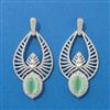 American Diamond Classic Earring With Rhodium Plating