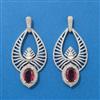 American Diamond Classic Earring With Rhodium Plating