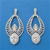 American Diamond Classic Earring With Rhodium Plating