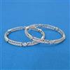American Diamond Classic Bangles With Rhodium Plating
