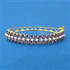Cz Openable Kada With 2 Tone Plating