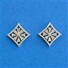 Cz Tops With 2 Tone Rhodium Plating