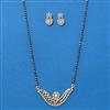 Cz Classic Mangalsutra With 2 Tone Plating