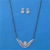 Cz Classic Mangalsutra With 2 Tone Plating