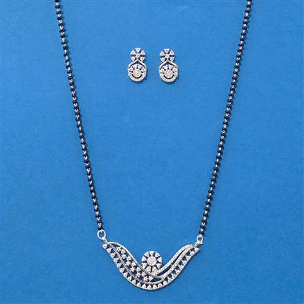 Cz Classic Mangalsutra With 2 Tone Plating