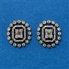 Cz Tops With Mehndi 2 Tone Rhodium Plating