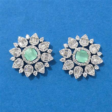 American Diamond Tops With Rhodium Plating