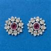 American Diamond Tops With Rhodium Plating