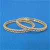 Cz Classic Bangles With Gold Plating