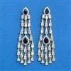 Cz Classic Earring With 2 Tone Plating