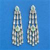 Cz Classic Earring With 2 Tone Plating