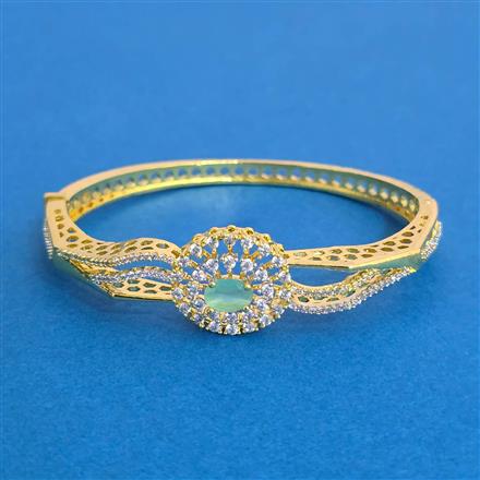 Cz Openable Kada With 2 Tone Plating