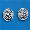 Cz Tops With 2 Tone Rhodium Plating