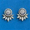 Cz Tops With Mehndi 2 Tone Rhodium Plating