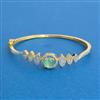 Cz Openable Kada With 2 Tone Plating