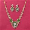 Cz Classic Necklace Set With 2 Tone Plating